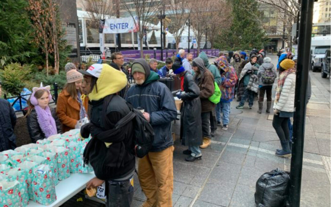 Homeless Gospel Outreach on Christmas Morning